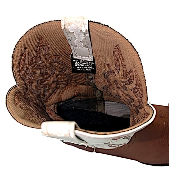 Laredo 7891 Men's Lodi Collection Stockman Boot with Redwood Cowhide Size 13D - Picture 6 of 10